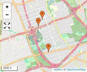 Area schools map